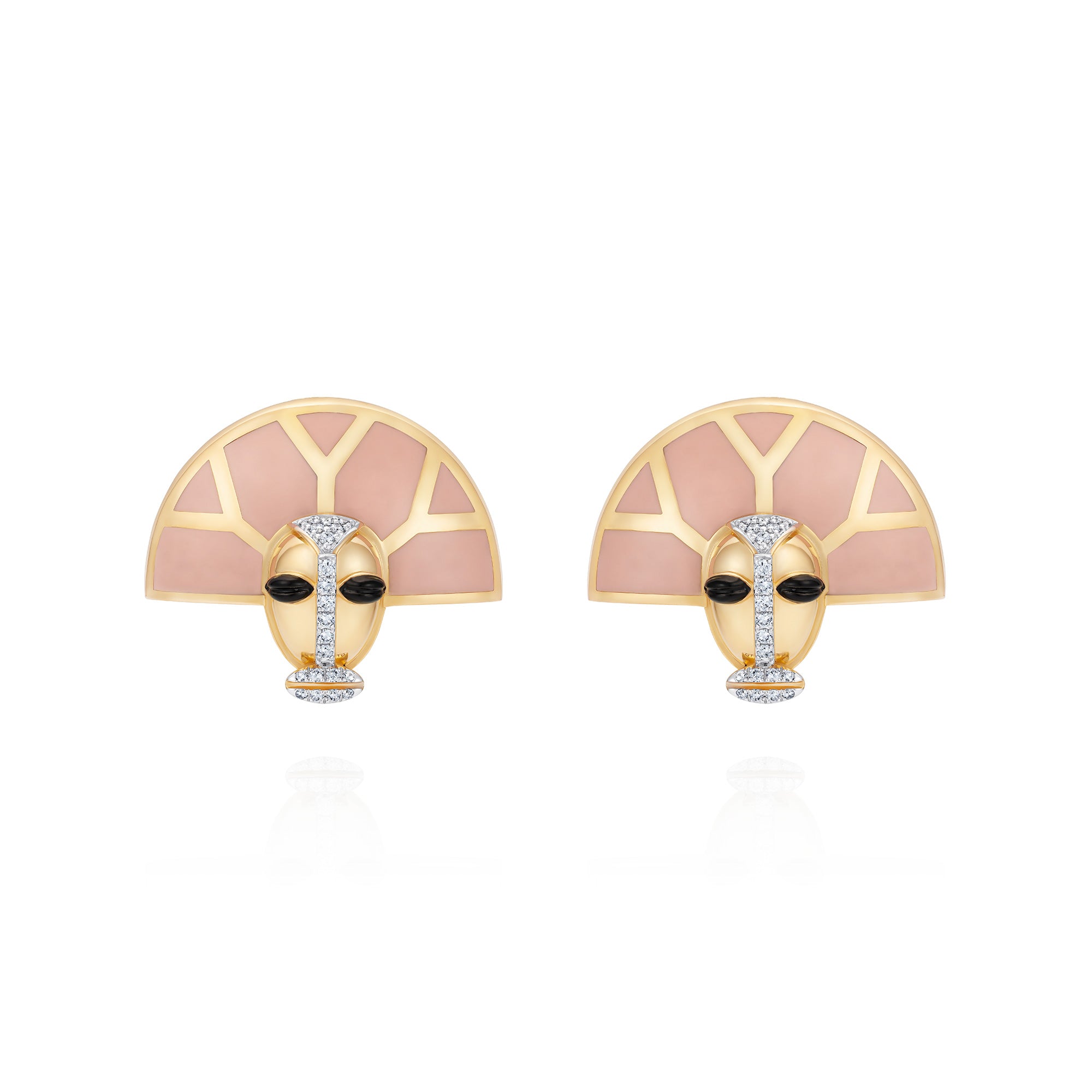 Nimi Deco Nomoli Earrings Rose