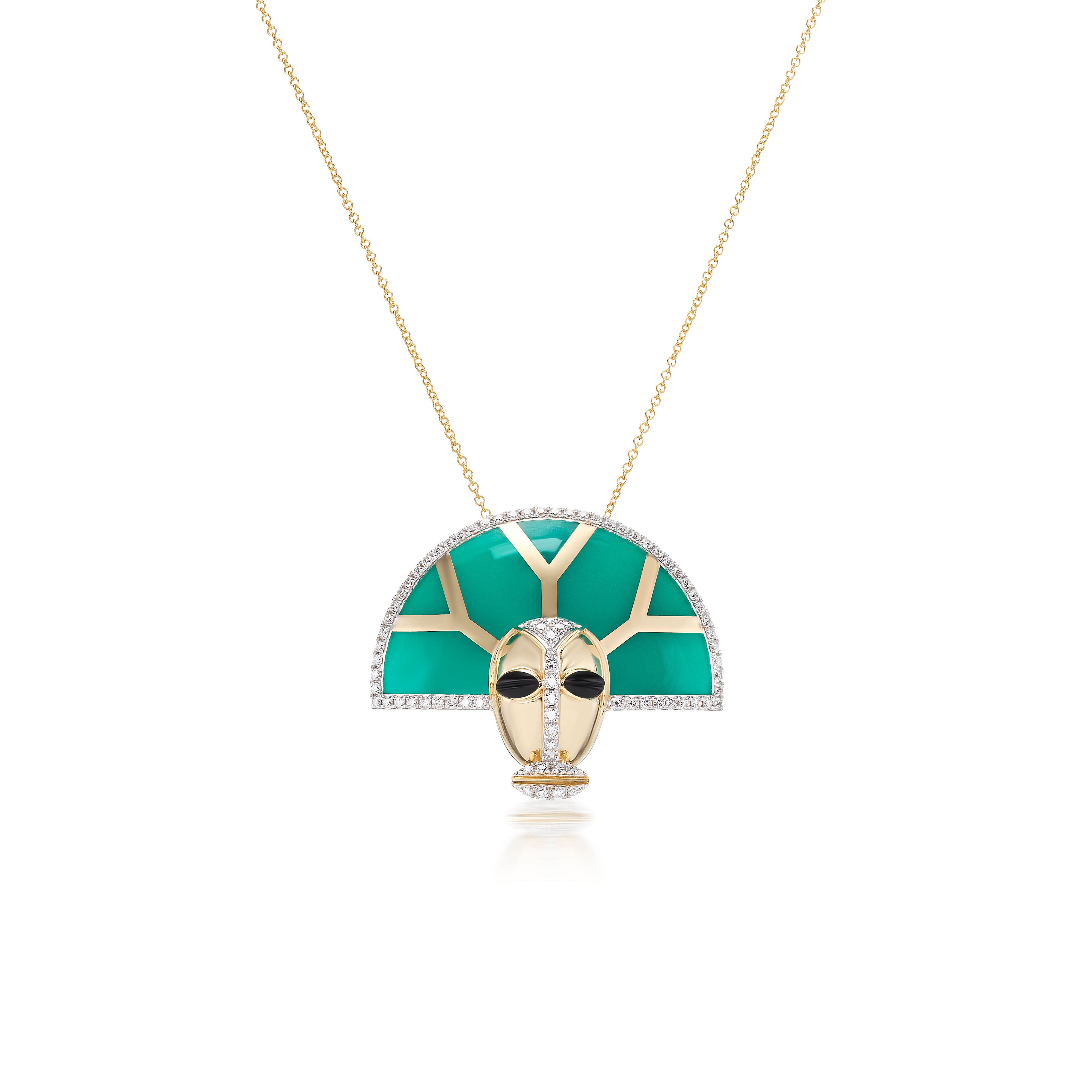 Nimi Deco Pendant Emerald