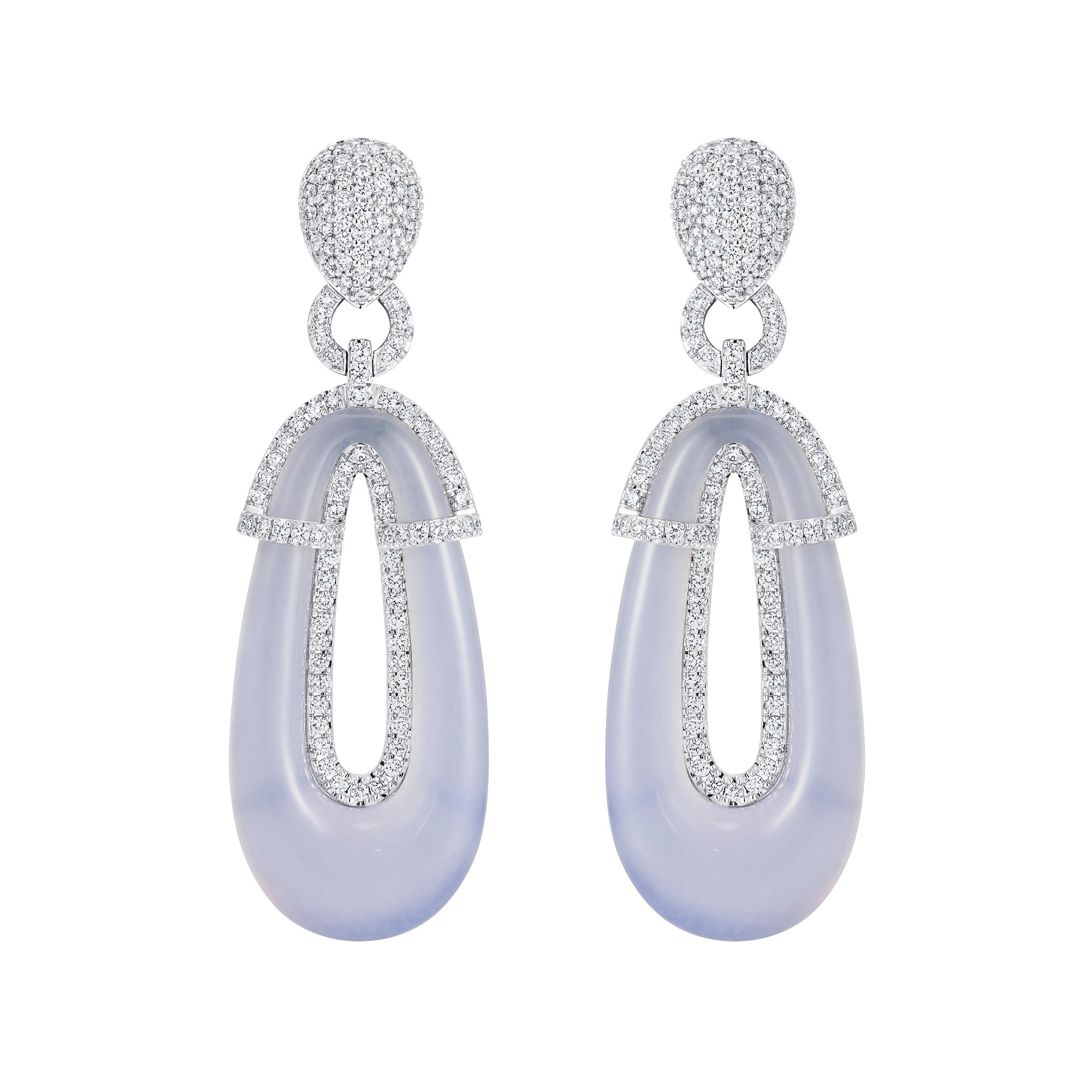 Pengusa Earrings Chalcedony (Classic size)