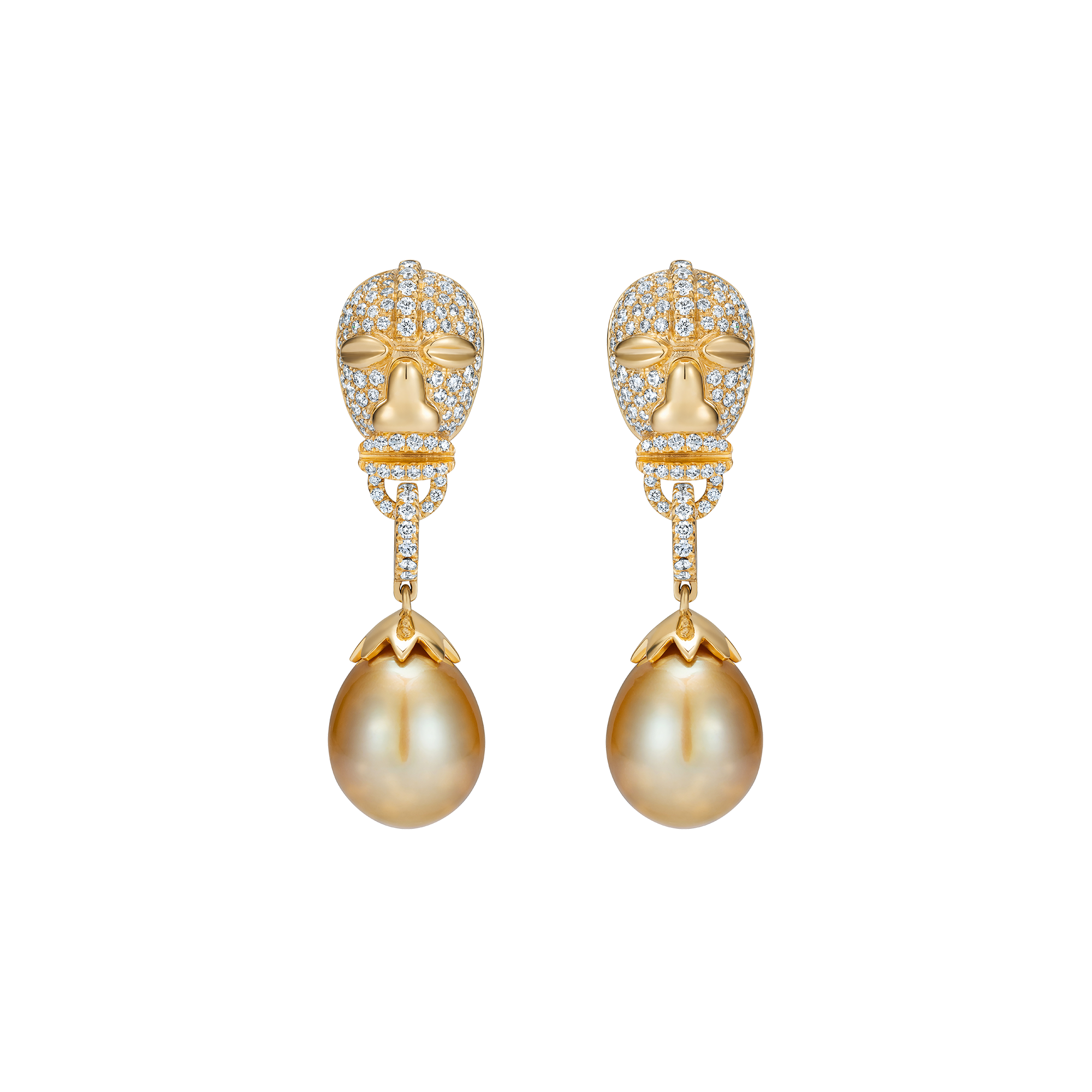 Nomoli Totem Drops - South Sea Pearl