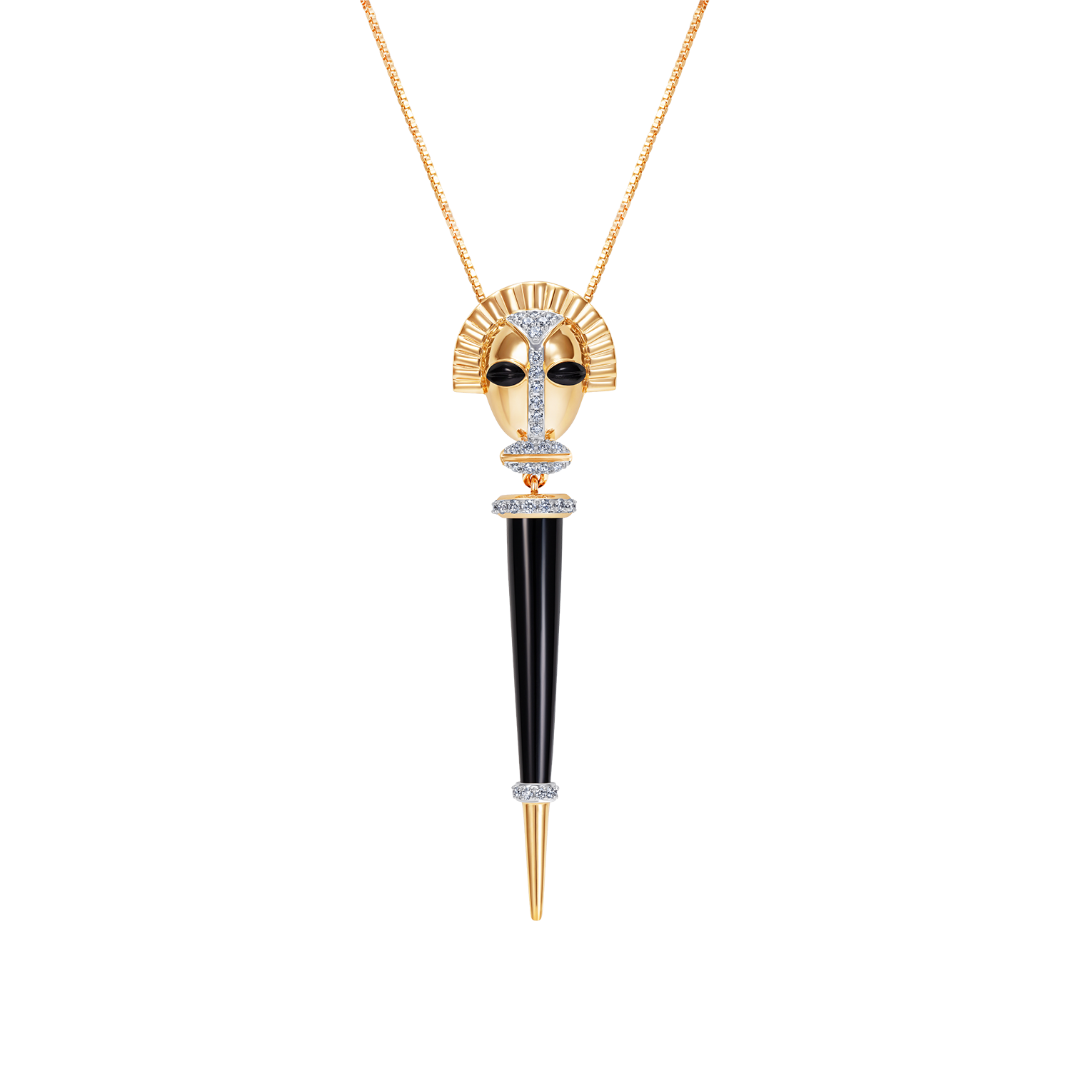 Nomoli Totem Spiky Pendant