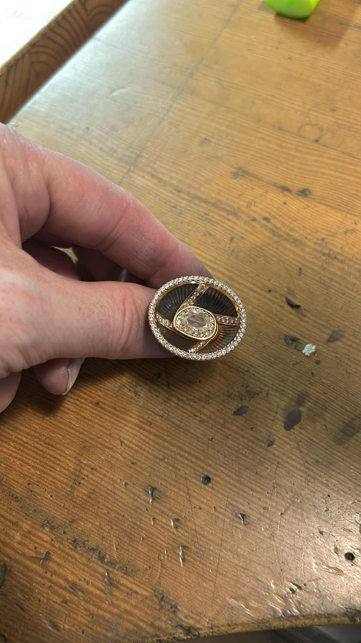 Calabash Bronze & Gold Ring