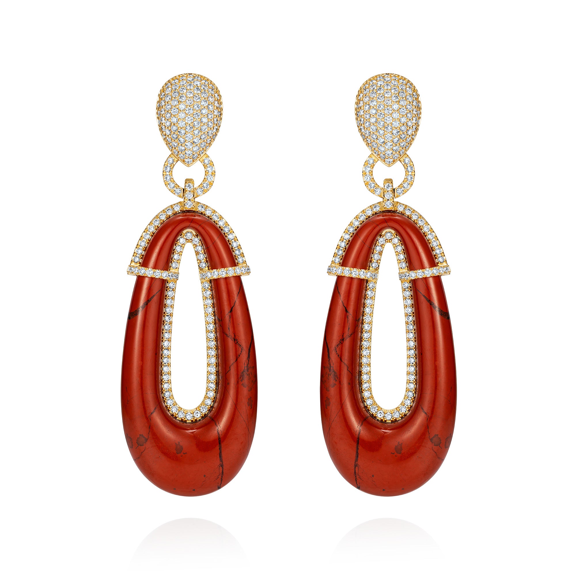 Pengusa Earrings Jasper (Classic Size)