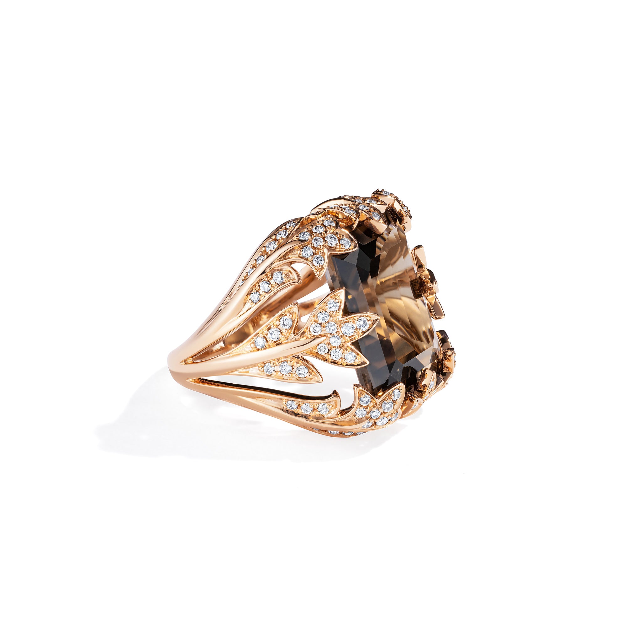 Gola Ring Smoky Quartz
